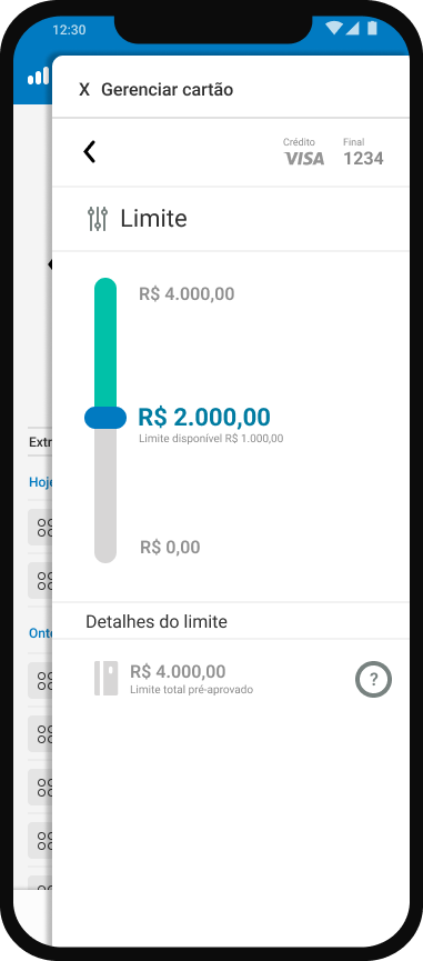 FaberBank - 04 Gerenciar limite